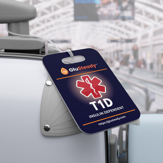 GluSteady™ T1D Luggage Tags