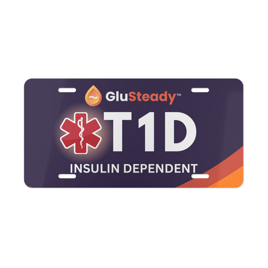 T1D Insulin Dependent Medical Vanity Plate